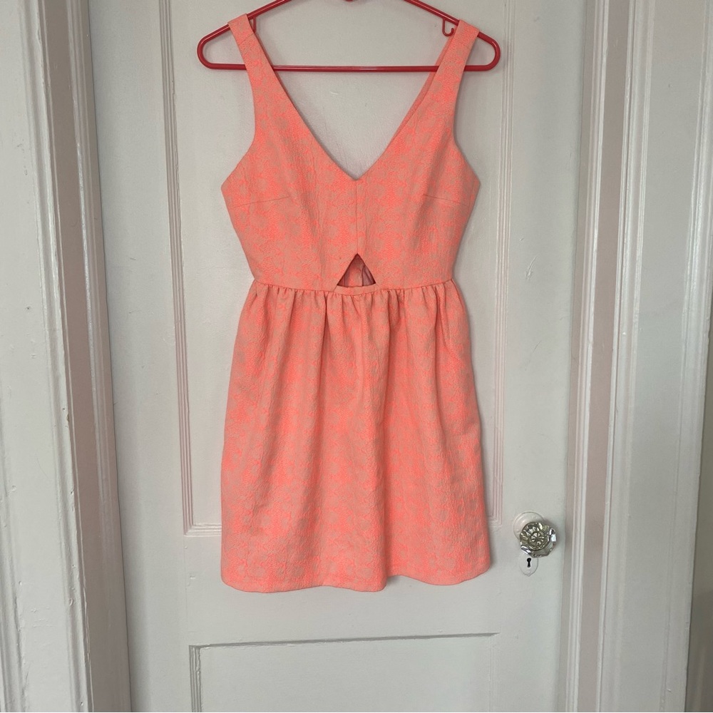Zara coral dress. size small